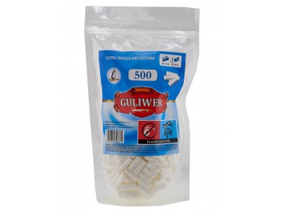 Фильтры папиросные "Guliwer Long" 500 шт. Фильтры папиросные "Guliwer Long" 500 шт.