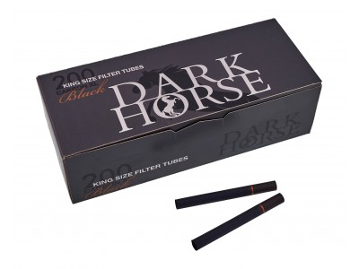 Гильзы для сигарет черные "Dark Horse Carbon" 200 шт.