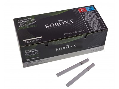 Гильзы для сигарет Слим "Korona Menthol" 250 шт.