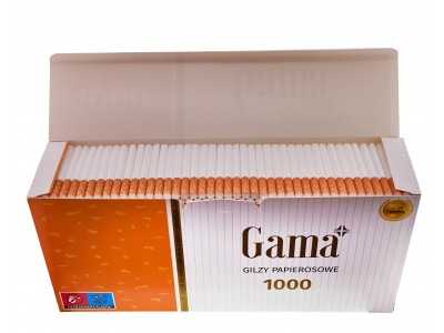 Гільзи для сигарет "Gama" 1000 шт. Гільзи для сигарет "Gama" 1000 шт.