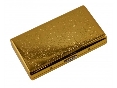 Латунний портсигар на 14 сигарет "Golden Vibe"