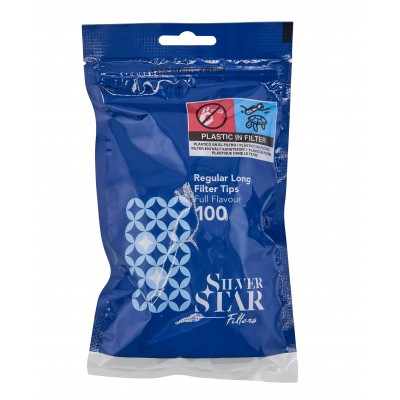 Фильтры для папирос "Silver Star" 100 шт.
