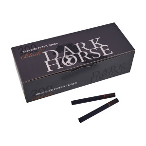 Гильзы для сигарет черные "Dark Horse Carbon" 200 шт.