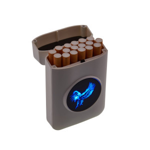 Портсигар с USB зажигалкой "Орел"